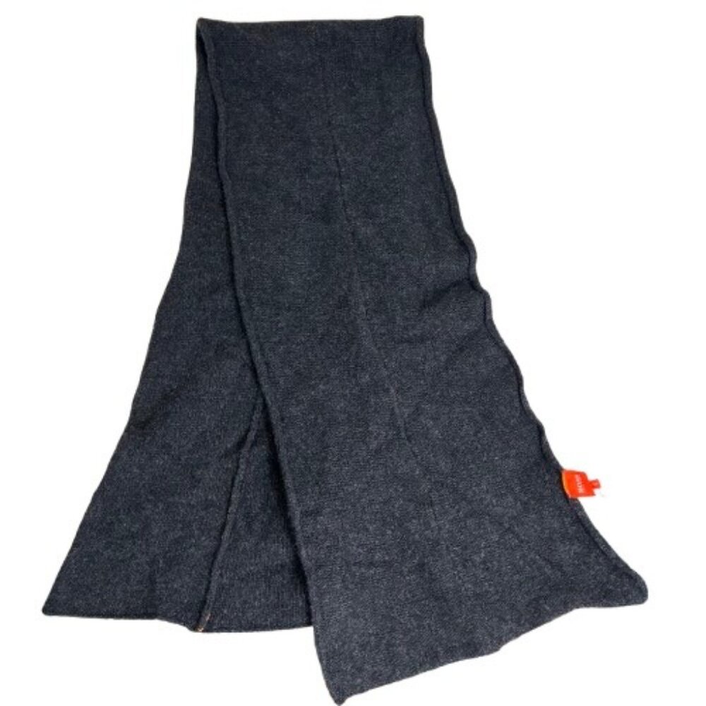 VTG Y2K BOSS Hugo Boss 100% Virgin Wool Old Money Rectangle Scarf